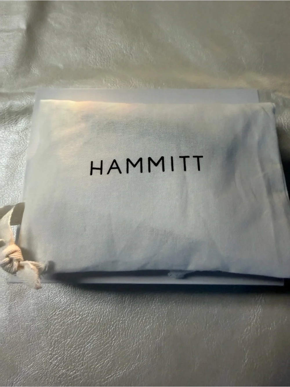 Hammitt Red-Orange & Blue Leather Fish Keyring with Green Strap